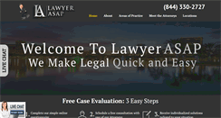 Desktop Screenshot of lawyerasap.com